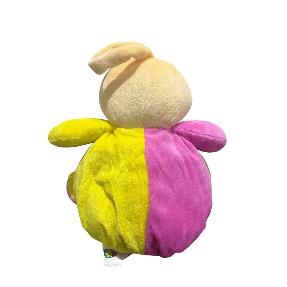 Yellow Duckies Plush Duck Rattle Lovey Baby‎ Security Blanket Pink Yellow Toy